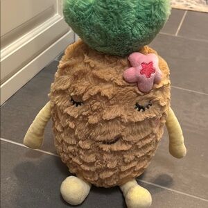 `First Impressions Plush Macy's Stuffed Animal Pineapple Flower Baby Toy 11"